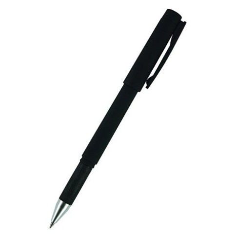 Ручка пластиковая гелевая «Egoiste Black» под персонализацию, черная