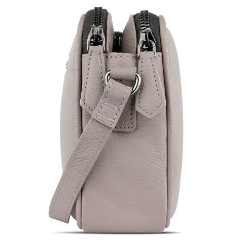 Сумка кросс-боди женская BUGATTI Bella, бежевая, воловья кожа/полиэстер, 22х6х15,5 см Сумка кросс-боди женская BUGATTI Bella, бежевая, воловья кожа/полиэстер, 22х6х15,5 см