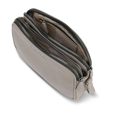 Сумка кросс-боди женская BUGATTI Bella, бежевая, воловья кожа/полиэстер, 22х6х15,5 см Сумка кросс-боди женская BUGATTI Bella, бежевая, воловья кожа/полиэстер, 22х6х15,5 см