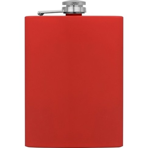 Фляжка 240 мл Remarque soft touch, 304 сталь, красный