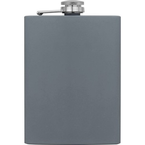 Фляжка 240 мл Remarque soft touch, 304 сталь, серый