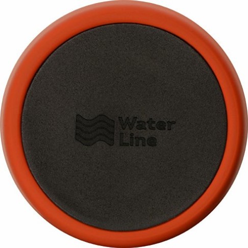 Вакуумная термокружка с кнопкой Streamline, Waterline, soft-touch, тубус, красный