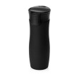 Вакуумная термокружка с кнопкой Streamline, Waterline, soft-touch, тубус, черный