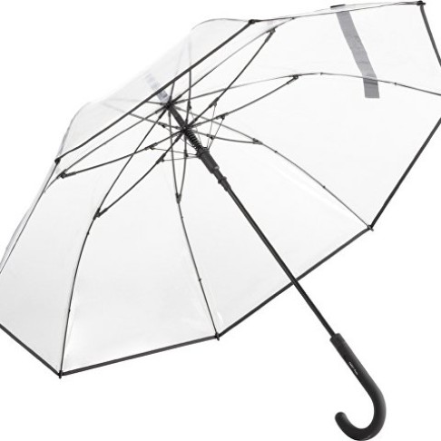 Зонт 7112 AC regular umbrella FARE® Pure  transparent-black