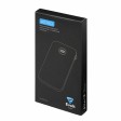 Внешний беспроводной аккумулятор с подсветкой лого «Astro», 10000 mAh, темно-синий