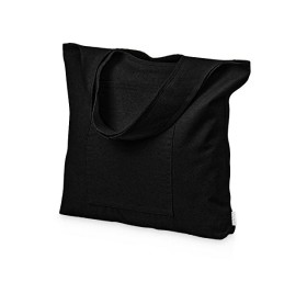Сумка-шоппер Vest из хлопка 340 г/м2, черный
