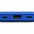 Внешний беспроводной аккумулятор с подсветкой лого «Reserve X» v.2, 8000 mAh, ярко-синий