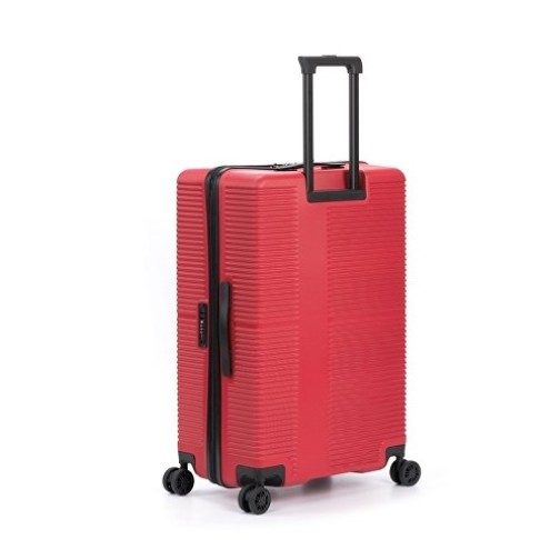 Чемодан TORBER Elton, красный, ABS-пластик, 47 х 32 х 78 см, 96 л