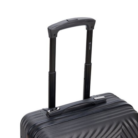 Чемодан TORBER Lama, чёрный, ABS-пластик, 38 х 21 х 55 см, 37 л Чемодан TORBER Lama, чёрный, ABS-пластик, 38 х 21 х 55 см, 37 л