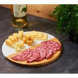 Разделочная доска из бамбука и мрамора 