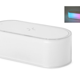 Ночник с беспроводной зарядкой и RGB подсветкой 