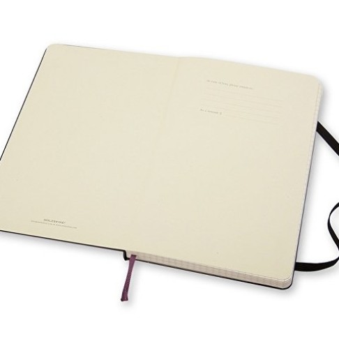 Записная книжка Moleskine Classic (в клетку) в твердой обложке, Large (13х21см), черный