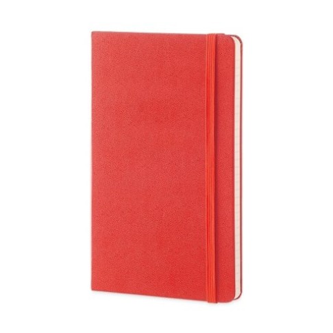 Записная книжка Moleskine Classic (в линейку) в твердой обложке, Large (13х21см), красный