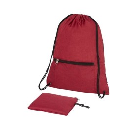 Складной рюкзак со шнурком Coss, heather dark red