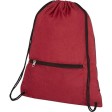 Складной рюкзак со шнурком Coss, heather dark red