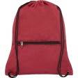 Складной рюкзак со шнурком Coss, heather dark red