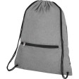 Складной рюкзак со шнурком Coss, heather medium grey