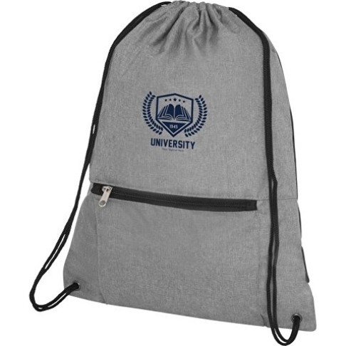 Складной рюкзак со шнурком Coss, heather medium grey