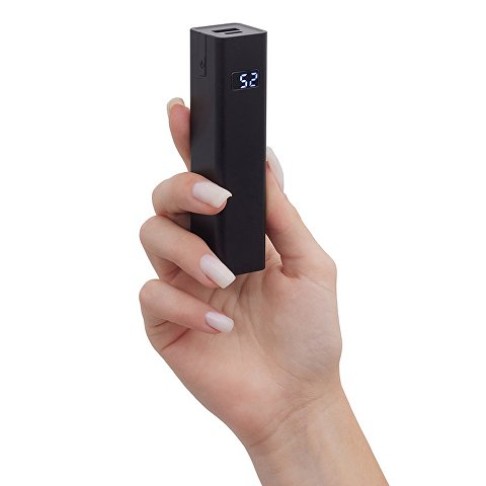 Внешний аккумулятор «Rail», 5000 mAh, черный
