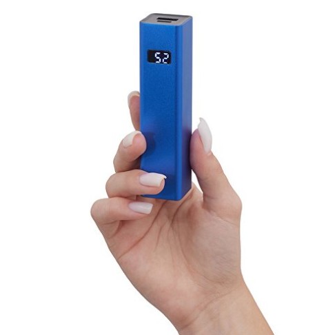 Внешний аккумулятор «Rail», 5000 mAh, синий