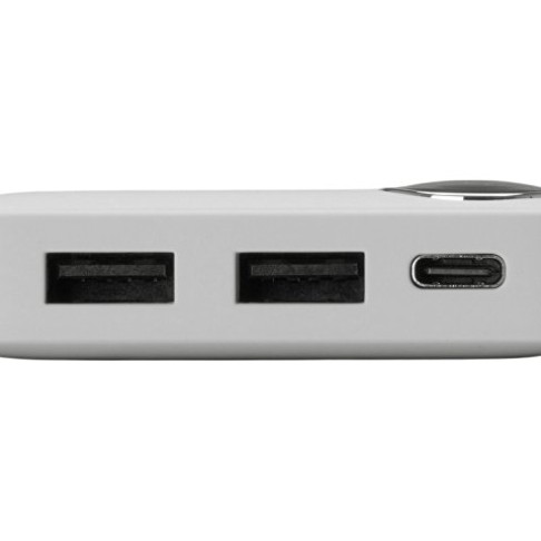 Внешний аккумулятор с дисплеем «Mild», 10 000 mAh, белый