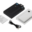 Внешний аккумулятор с дисплеем «Mild», 10 000 mAh, белый