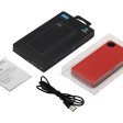 Внешний аккумулятор с дисплеем «Mild», 10 000 mAh, красный