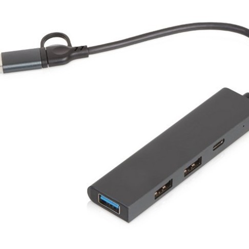 USB-концентратор «Command», серый USB-концентратор «Command», серый