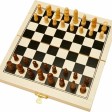 Деревянный шахматный набор King, натуральный