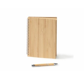 Набор GALA: блокнот А5, ручка шариковая, бамбук, бежевый Набор GALA: блокнот А5, ручка шариковая, бамбук, бежевый