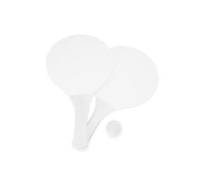 Набор FEROE для игры на пляже (2 ракетки и мячик), белый Набор FEROE для игры на пляже (2 ракетки и мячик), белый