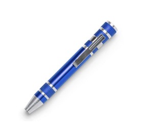 Алюминиевый мультитул BRICO в форме ручки, королевский синий