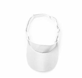 Козырек WIZER из мягкой микрофибры, белый
