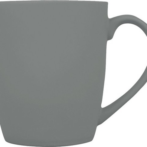 Кружка с покрытием soft-touch C1, серый