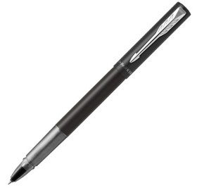 Ручка-роллер Parker Vector XL Black CT, стержень: F, цвет чернил:black, в подарочной упаковке