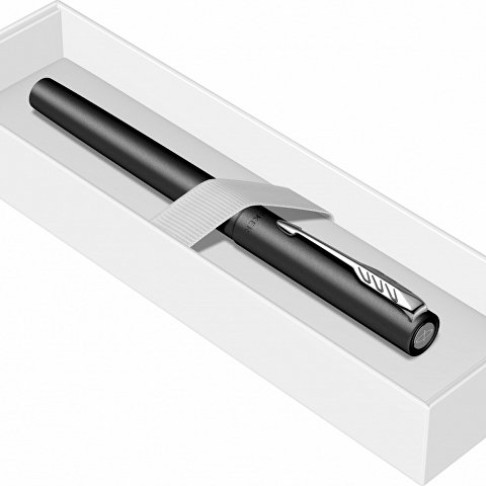 Ручка-роллер Parker Vector XL Black CT, стержень: F, цвет чернил:black, в подарочной упаковке