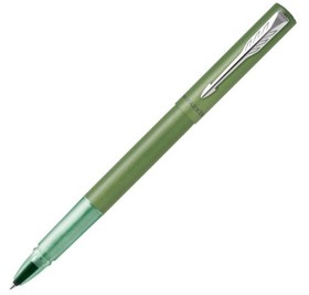 Ручка-роллер Parker Vector XL Green CT, цвет чернил black, стержень: F, в подарочной упаковке.