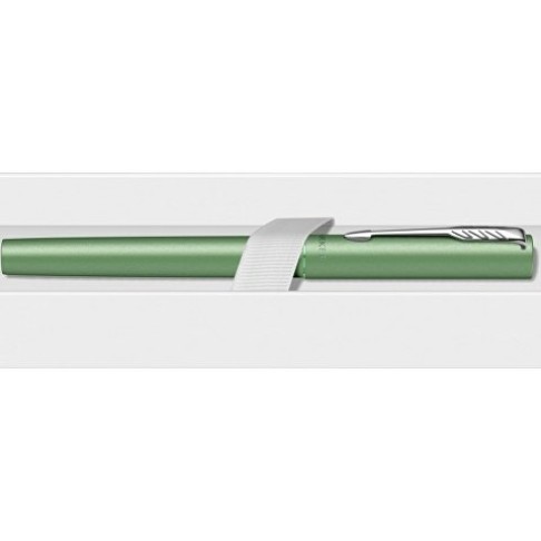 Ручка-роллер Parker Vector XL Green CT, цвет чернил black, стержень: F, в подарочной упаковке.