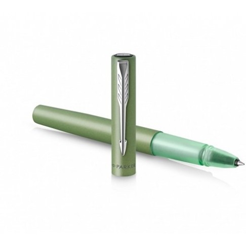 Ручка-роллер Parker Vector XL Green CT, цвет чернил black, стержень: F, в подарочной упаковке.