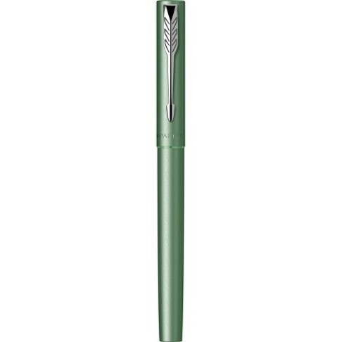 Ручка-роллер Parker Vector XL Green CT, цвет чернил black, стержень: F, в подарочной упаковке.