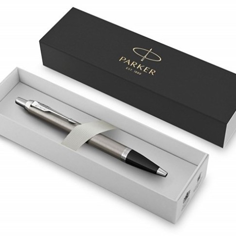 Шариковая ручка Parker IM Stainless Steel CT, стержень: M, цвет чернил: blue, в подарочной упаковке. Шариковая ручка Parker IM Stainless Steel CT, стержень: M, цвет чернил: blue, в подарочной упаковке.