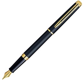 Перьевая ручка Waterman Hemisphere, цвет: MattBlack, перо: F