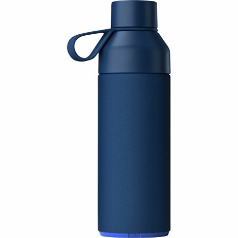 Бутылка для воды Ocean Bottle объемом 500 мл с вакуумной изоляцией, синий