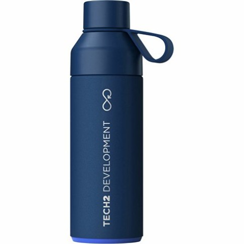 Бутылка для воды Ocean Bottle объемом 500 мл с вакуумной изоляцией, синий