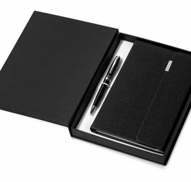 Подарочный набор Tactical Dark: блокнот А5, ручка шариковая (P)