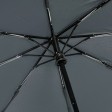 Зонт-автомат Lumet с куполом из переработанного пластика, серый (P)