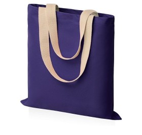 Сумка для шопинга Steady из хлопка с парусиновыми ручками, 260 г/м2, синий (P)