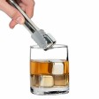 Набор для виски со стальными охлаждающими камнями, щипцами, мешочком в коробке, кашированной картоном.