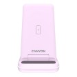 Беспроводное зарядное устройство 3-в-1 CANYON WS-304 (CNS-WCS304B), 15W, розовый