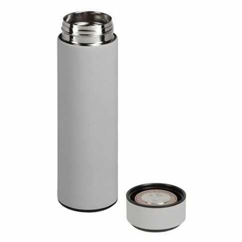 Вакуумный термос «Module X» с индикатором температуры, 500 мл, тубус, серый Cool grey 7C